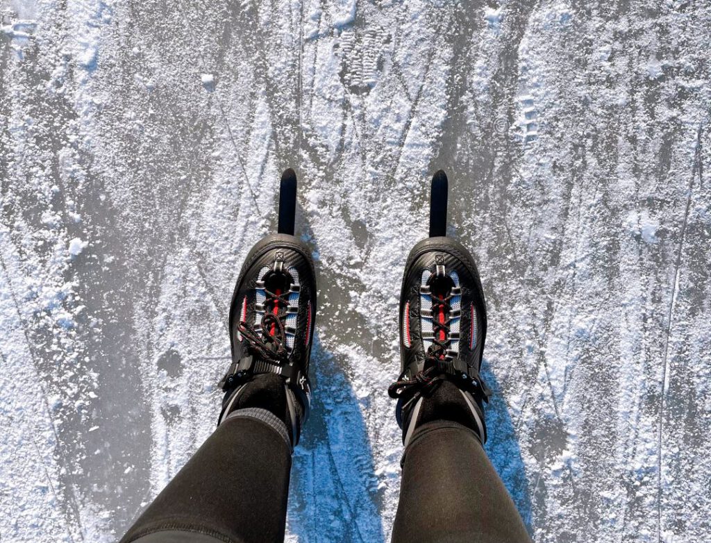 schaatsen op natuurijs