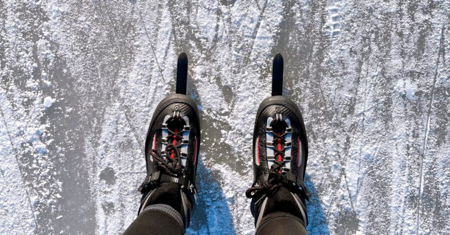 schaatsen op natuurijs