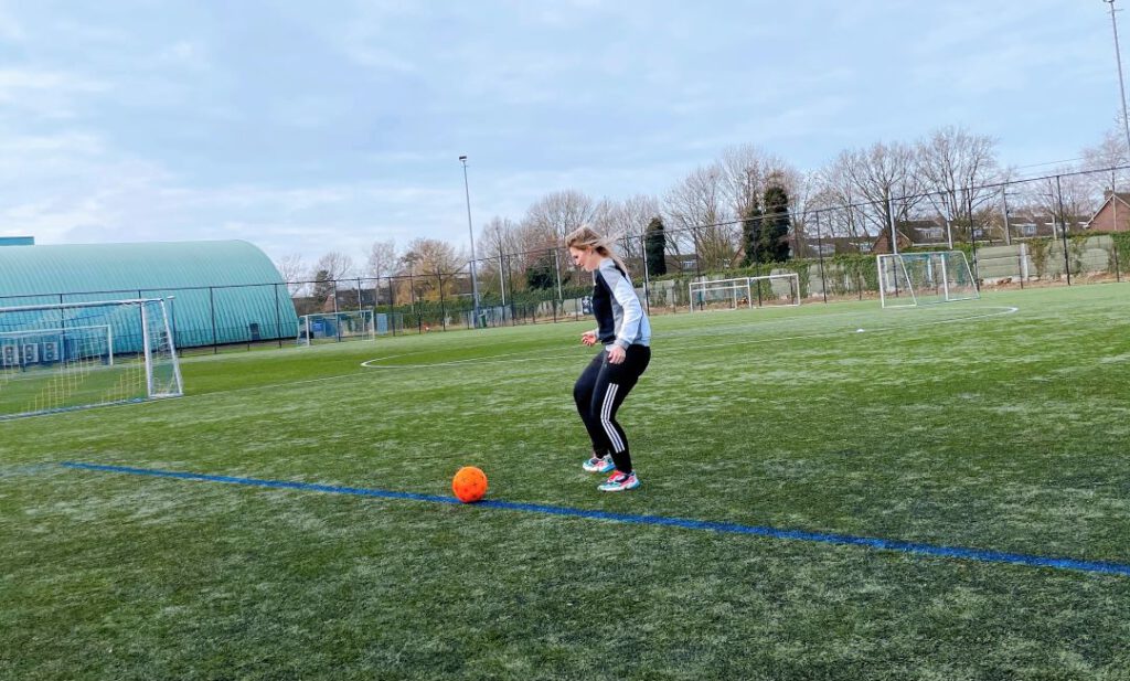 voetballen actie