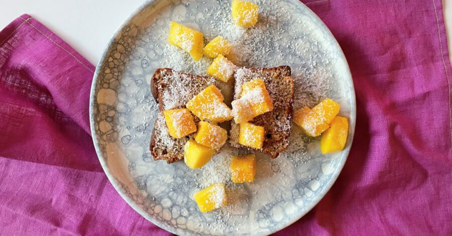 cake met mango