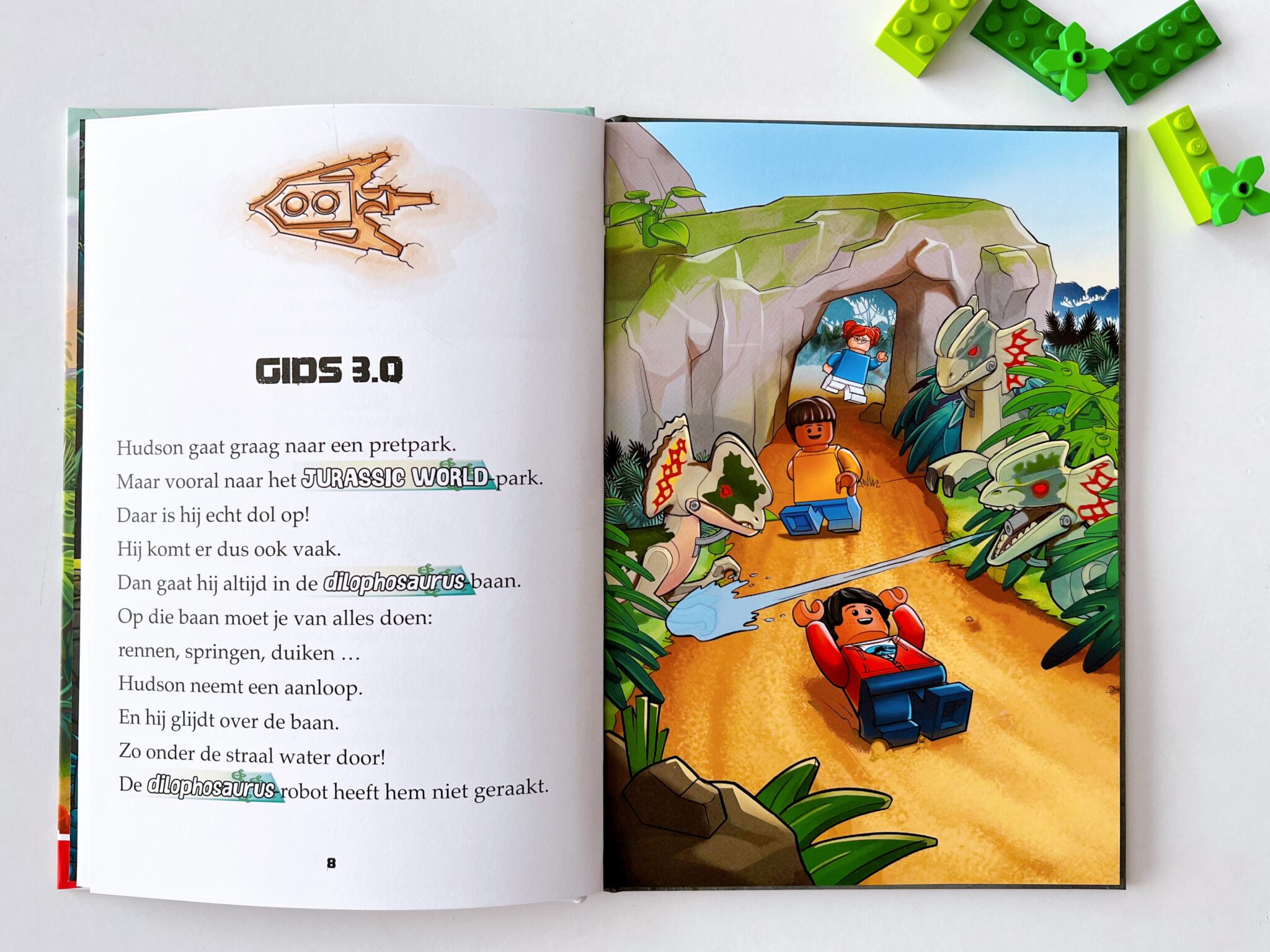 Leren lezen met Lego boeken - Stéfani gets fit